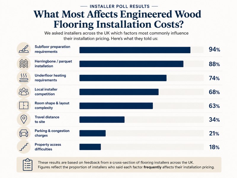 Floor-Installer-Poll UK Flooring Installer Poll of Installation Cost Factors